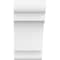Ekena Millwork Standard New Brighton Architectural Grade PVC Rafter Tail, 5"W x 10"H X 12"L RFTP05X10X12NEB - alternate 3